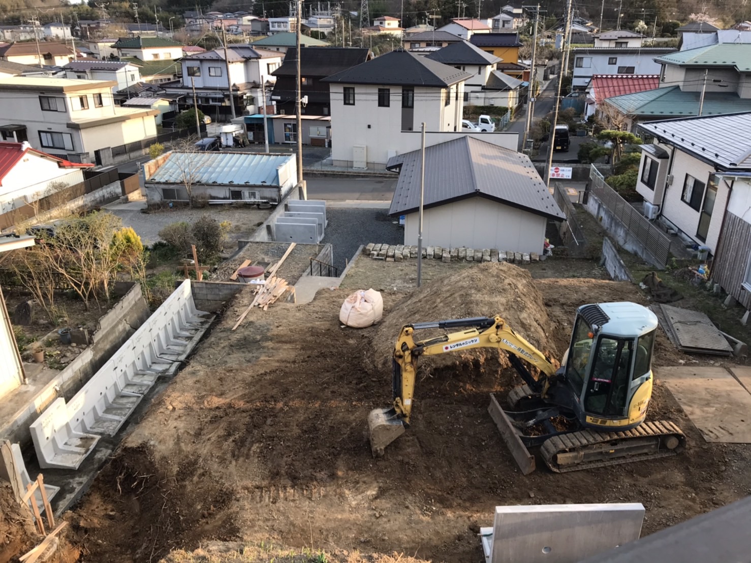 宮城県仙台市で、解体工事・宅地造成工事施工致しました